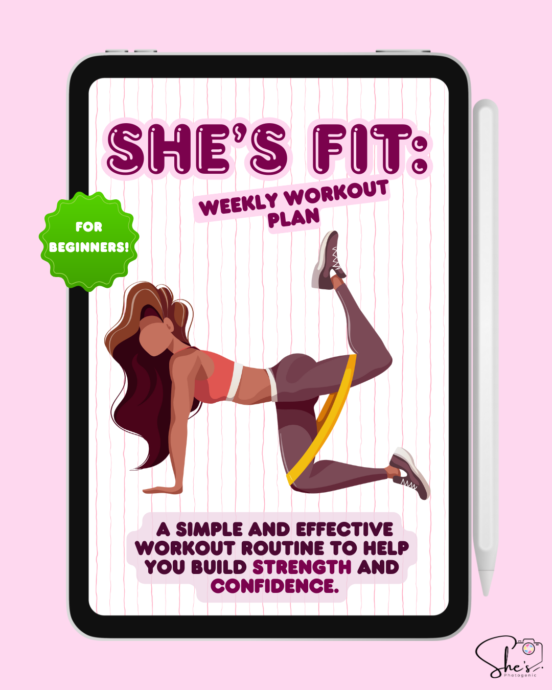 She's Fit: Weekly Beginner Workout Plan