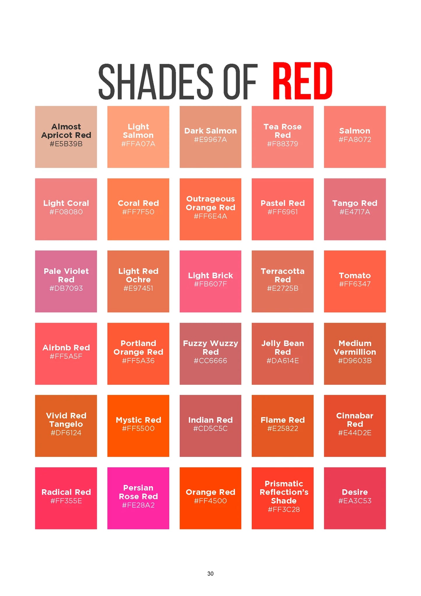 The Color Dictionary: A Visual Guide to Color Names, Shades, and Hex Codes